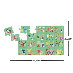 TOYSTER - QUEBRA CABEÇA MONTANDO OS NÚMEROS 1 AO 20 DISNEY 26 PEÇAS - comprar online