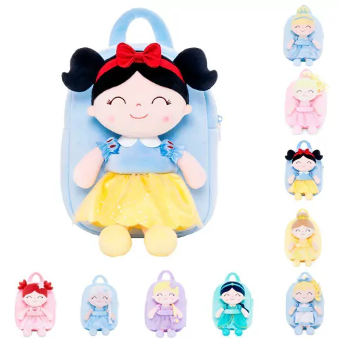 GLOVELEYA - MOCHILA COM BONECA PRINCESA ENCANTADA