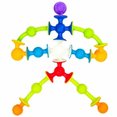 Imagem do BRINQUEDO SENSORIAL MONTESSORI MONTE E ENCAIXE VENTOSAS 30 PEÇAS