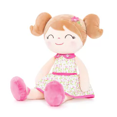 GLOVELEYA - BONECA 40CM SPRING FLOWER - ROSA