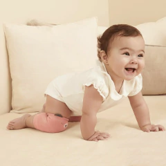 BUBA - JOELHEIRA ANTIDERRAPANTE URSO ROSA - Mamu Kids Store