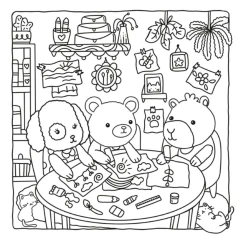 LIVRO DE COLORIR DREAMY AND COZY COMFY GOODS - CIRANDA CULTURAL - Mamu Kids Store