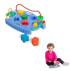 TATETI - PASSA ENCAIXA BRINQUEDO DIDÁTICO +12MESES