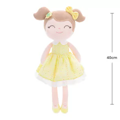 GLOVELEYA - BONECA 40CM SPRING CLÁSSICA - AMARELA - loja online