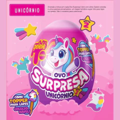 GELELÉ - OVO SURPRESA COM SLIME - UNICÓRNIO - Mamu Kids Store