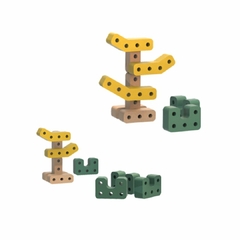 BRINQUEDO DE MONTAR MACIO - INVENT+MAIS - DINO ZÁS - 37 PEÇAS - Mamu Kids Store