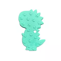 LOVE - MORDEDOR DE SILICONE ANIMAIS DINOSSAURO DINO VERDE na internet