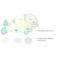 BUBA - PELÚCIA PROJETORA CARNEIRINHO DE NINAR COM CANÇÕES - loja online