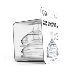 COMOTOMO - KIT COM 2 BICOS DE MAMADEIRA 1 FURO +0M - loja online