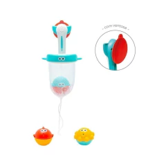 BUBA - CESTINHA DE BANHO ABRE E FECHA COM VENTOSA na internet