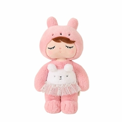 METOO DOLL - PELÚCIA 35CM ANGELA - COELHA ROSA