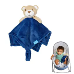 CLINGO - NANINHA CONFORTO 30CM AZUL - URSO
