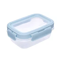 BUBA - KIT 3 POTINHOS HERMÉTICOS COM TAMPA 100ML AZUL