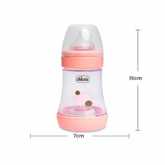 CHICCO - MAMADEIRA PERFECT5 FLUXO INICIAL 150ML ROSA - comprar online