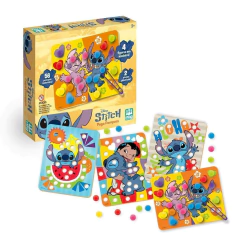 NIG - BRINQUEDO DE MADEIRA - PEGA POM POM STITCH