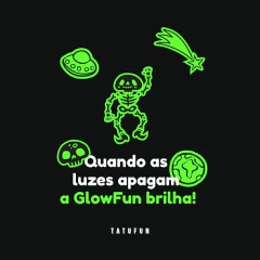TATUFUN - GLOWFUN ZAP TATUAGEM TEMPORÁRIA QUE BRILHA NO ESCURO - comprar online