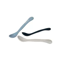 CLINGO - KIT COM 3 COLHERES INFANTIS COLORS MARINHO - Mamu Kids Store