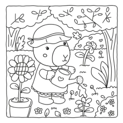 LIVRO DE COLORIR COZY CAPYBARAS CAPIVARA - CIRANDA CULTURAL - loja online