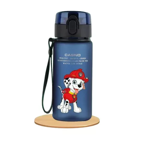 GARRAFA ANTIVAZAMENTO COM ALÇA PATRULHA CANINA 400ML - MARSH
