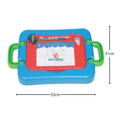 MERCOTOYS - MESINHA DE DESENHO MULTIUSO COM LAPÍS DE COR - AZUL - comprar online
