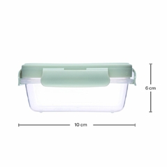BUBA - KIT 3 POTINHOS HERMÉTICOS COM TAMPA 100ML VERDE - comprar online