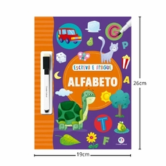 LIVRO ESCREVA E APAGUE ALFABETO - CIRANDA CULTURAL - comprar online