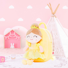 GLOVELEYA - MOCHILA COM BONECA PRINCESA ENCANTADA - BELA - Mamu Kids Store