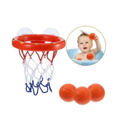 BRINQUEDO DE BANHO COM VENTOSA CESTA DE BASQUETE COM 3 BOLAS - BLISTER na internet