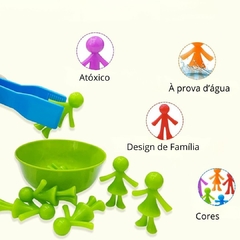 BRINQUEDO MONTESSORI CLASSIFICAÇÃO DE CORES FAMÍLIA 40 PEÇAS