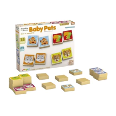 JUNGES - JOGO DA MEMÓRIA EM BLOCOS EM MDF - BABY PETS