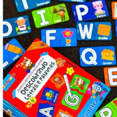 BATE BUMBO - QUEBRA CABEÇA ESCREVE E APAGUE LETRAS E PALAVRAS - loja online