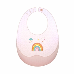 BUBA - BABADOR EM SILICONE COM PEGA-MIGALHAS E ESTOJO ARCO-ÍRIS - loja online