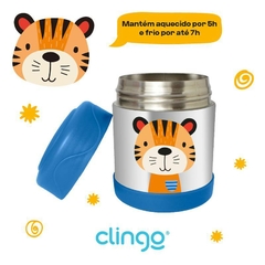 CLINGO - POTE TÉRMICO INOX 330 ML TIGRE - loja online