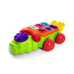 TATETI - JACARÉ DIDÁTICO COM LETRAS E NÚMEROS - Mamu Kids Store