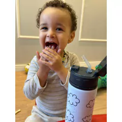 CLINGO - GARRAFA DE ALUMÍNIO FRESH MASCULINA 580ML - AZUL