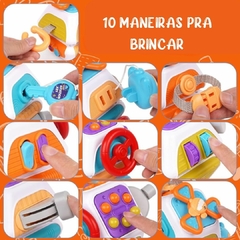 BRINQUEDO SENSORIAL CUBO DE ATIVIDADES 10X1 MONTESSORI - Mamu Kids Store