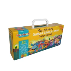 BATE BUMBO - MEU PRIMEIRO QUEBRA CABEÇA LONGO SUPER HERÓIS