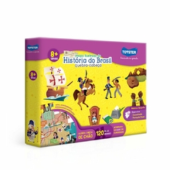 TOYSTER - QUEBRA-CABEÇA EDUCATIVO - HISTÓRIA DO BRASIL - 120 PEÇAS