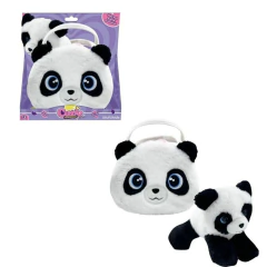 MULTIKIDS - BOLSA COM PELÚCIA HANDBANG CUTIE PANDA DELUXE