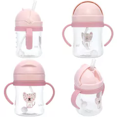 BUBA - COPO COM CANUDO E DISPOSITIVO 250ML - ONCINHA na internet