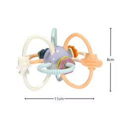 MORDEDOR SENSORIAL E CHOCALHO CUTE COLORS - comprar online
