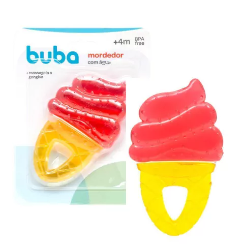 BUBA - MORDEDOR DE ÁGUA E GEL SORVETE - ROSA