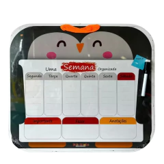 BATE BUMBO - QUADRO ORGANIZADOR AGENDINHA PINGUIM