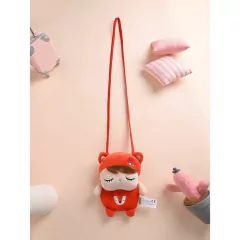 METOO DOLL - BOLSA COM ALÇA MINI 20CM ANGELA FLORESTA RAPOSA COM CAIXA - Mamu Kids Store