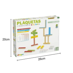 JUNGES - PLAQUETAS COLORS JOGO DE EMPILHAR DE MADEIRA - comprar online
