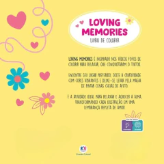 LIVRO DE COLORIR LOVING MEMORIES - CIRANDA CULTURAL na internet