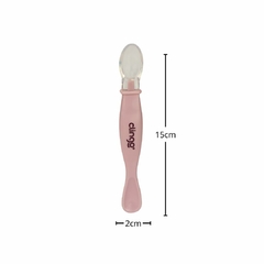 CLINGO - COLHER DE SILICONE PONTA DUPLA COLORS ROSÊ - comprar online