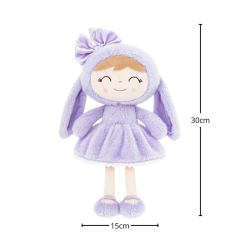 GLOVELEYA - BONECA 30CM SPRING PELÚCIA COELHA - LILÁS - comprar online