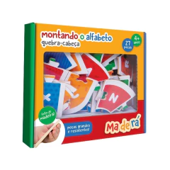 TOYSTER - QUEBRA CABEÇA MONTANDO O ALFABETO 27 PEÇAS na internet