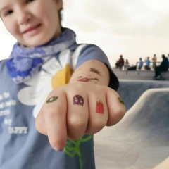 TATUFUN - MINI MONSTRINHOS TATUAGEM TEMPORÁRIA INFANTIL - Mamu Kids Store